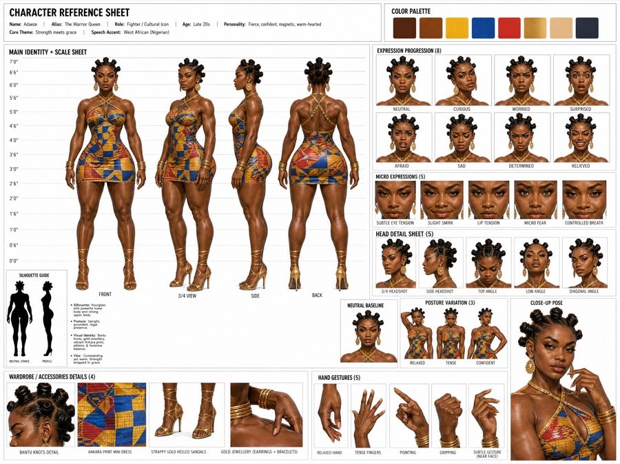 AI-generated stylised character portrait produced in Wisdom's illustration pipeline.