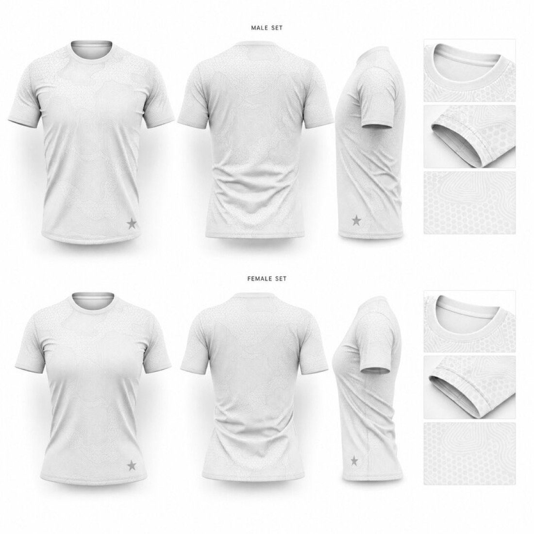 Ghana Kit Design Studio output — monochrome white tonal-block kit.